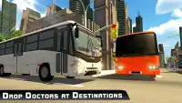 المدينة طبيب حافلة محاكاة 3D Screen Shot 1