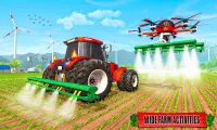 Drone Farming Simulator USA : Farm Tractor Driving Screen Shot 1