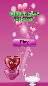 bubble love shooter valentine Screen Shot 0