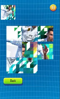 Футбол Звезды-Tile Puzzle Screen Shot 4