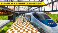 Train Simulator New 3D: Bullet Train Games Screen Shot 0