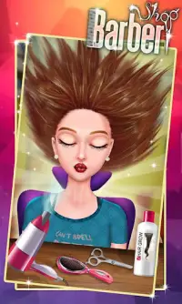 Jogos de salão de cabeleireiro Screen Shot 1
