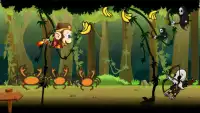 curious monkey banana :jungle shooter Screen Shot 0