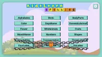 Kids Learn Spelling – Easy Spell Words Screen Shot 1