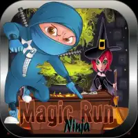 Ninja heroes-Black magic run Screen Shot 0