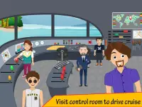 Pretend Play Cruise Trip: Town Fun Vacation Life Screen Shot 5