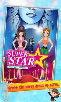 Super Star Girl Party Dress Up Screen Shot 0