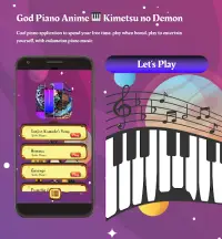 God Piano Anime 🎹 Kimetsu no Demon Epic Edition Screen Shot 8