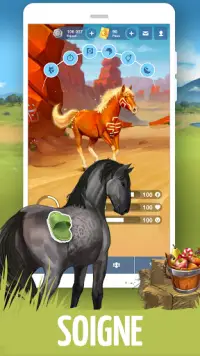 Equideow - jeu gratuit d'élevage de chevaux Screen Shot 1