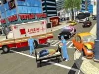 Ambulance Driver Rescue Duty : Ambulance Sim 2018 Screen Shot 5