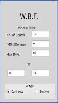 WBF Victory Point scale Screen Shot 1