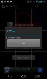 Tic-Tac-Toe Screen Shot 2