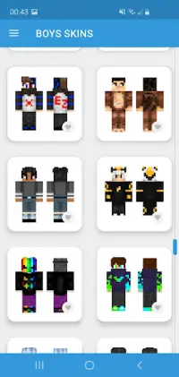 Skins for Boys in Minecraft Screen Shot 11