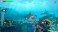 Survivor Sharks Game: Shooting Hunter Action Games Screen Shot 2