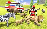 Light speed hero: Animal Rescue Robot Superhero Screen Shot 17