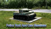 Police Tank And Cars Simulator Screen Shot 0