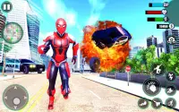 Amazing Spider Iron Hero - Crime City Simulator Screen Shot 7