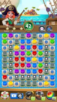 Pirate Jewel Quest - Match 3 Puzzle Screen Shot 3