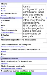 Crucigrama Español   Screen Shot 12