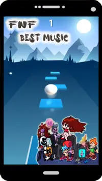 FNF Friday Night Magic Tiles Hop Music Screen Shot 0