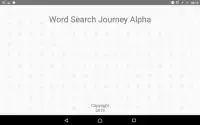 Word Search Journey Alpha Screen Shot 1