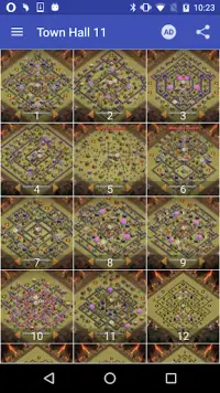 War layouts for Clash of Clans Screen Shot 3