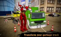 Real Robot Transformation Garbage Truck Driving 3D Screen Shot 3