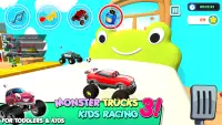 Monster Trucks Game for Kids 3 Screen Shot 0