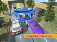 Ônibus de trânsito giroscópico futurista 2018 Screen Shot 3