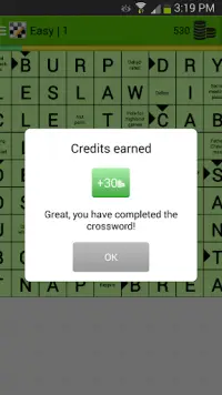 Crosswords Screen Shot 3