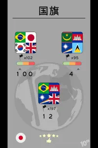 フラグクイズ。 国旗を推測する Screen Shot 2