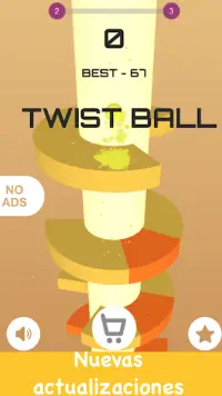 Twist Ball:jogo da bolinha Screen Shot 0