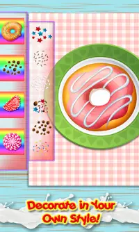 Mijn speciale Donut Maker Carnival Food Shopping Screen Shot 3