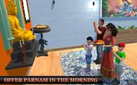 आभासी खुश परिवार: भारतीय परिवार जीवन साहसिक Screen Shot 0