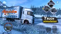 Truck Simulator Euro Snow 2023 Screen Shot 3