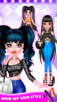 bff गुड़िया: सौंदर्य प्रतियोगिता फैशन सैलून बदलाव Screen Shot 3
