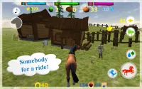 Horse Simulator 3d Animal Game: horse adventure Screen Shot 9