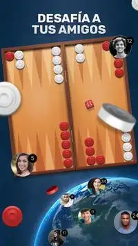 Backgammon Go, juego online gratuito en vivo Screen Shot 0