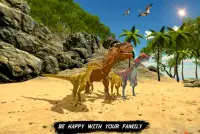 Wild dinosaur family survival simulator Screen Shot 3