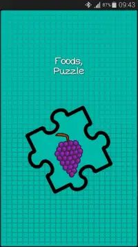 Foods, Puzzle Game Screen Shot 0