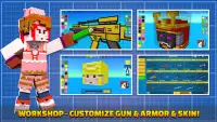 Cops N Robbers:Pixel Craft Gun Screen Shot 6