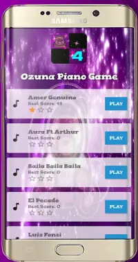 Ozuna - Piano Game Screen Shot 1