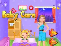 Baby care games for girls Screen Shot 0