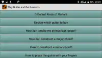 Play Guitar and Get Lessons Screen Shot 5