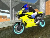 Motorbike Simulator :Cop Car Chase Screen Shot 3