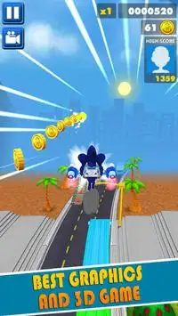 Temple Sonic Subway Rush Screen Shot 7