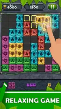 Bloccare Fantasia Puzzle: Colorato Bloccare Gioco Screen Shot 2