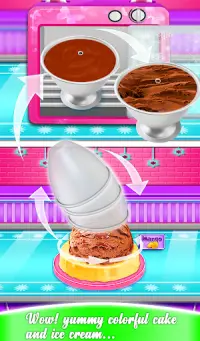 ¡Brilla en The Dark Ice Cream Fairy Cake! Muñecas Screen Shot 16