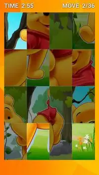 Kid's Swap Puzzle Cute Bear Screen Shot 0