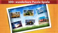 Puzzlespiel mit Autos & Züge Screen Shot 1